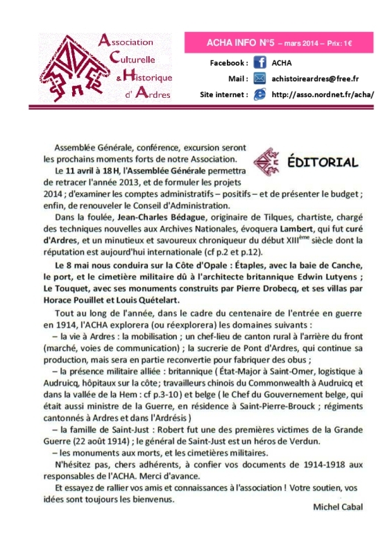 ACHA Info n°5