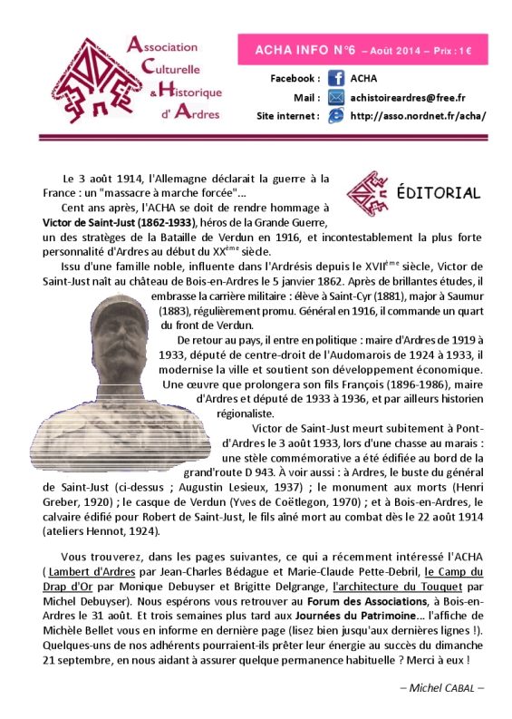 ACHA Info n°6