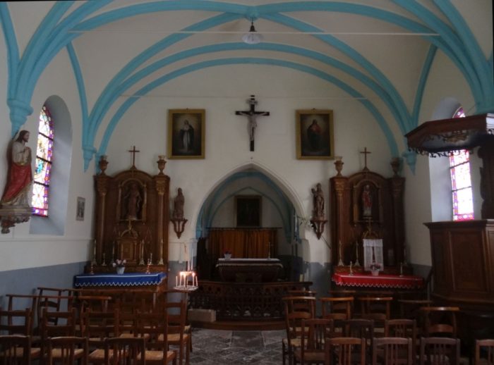 hocquinghen eglise bleu